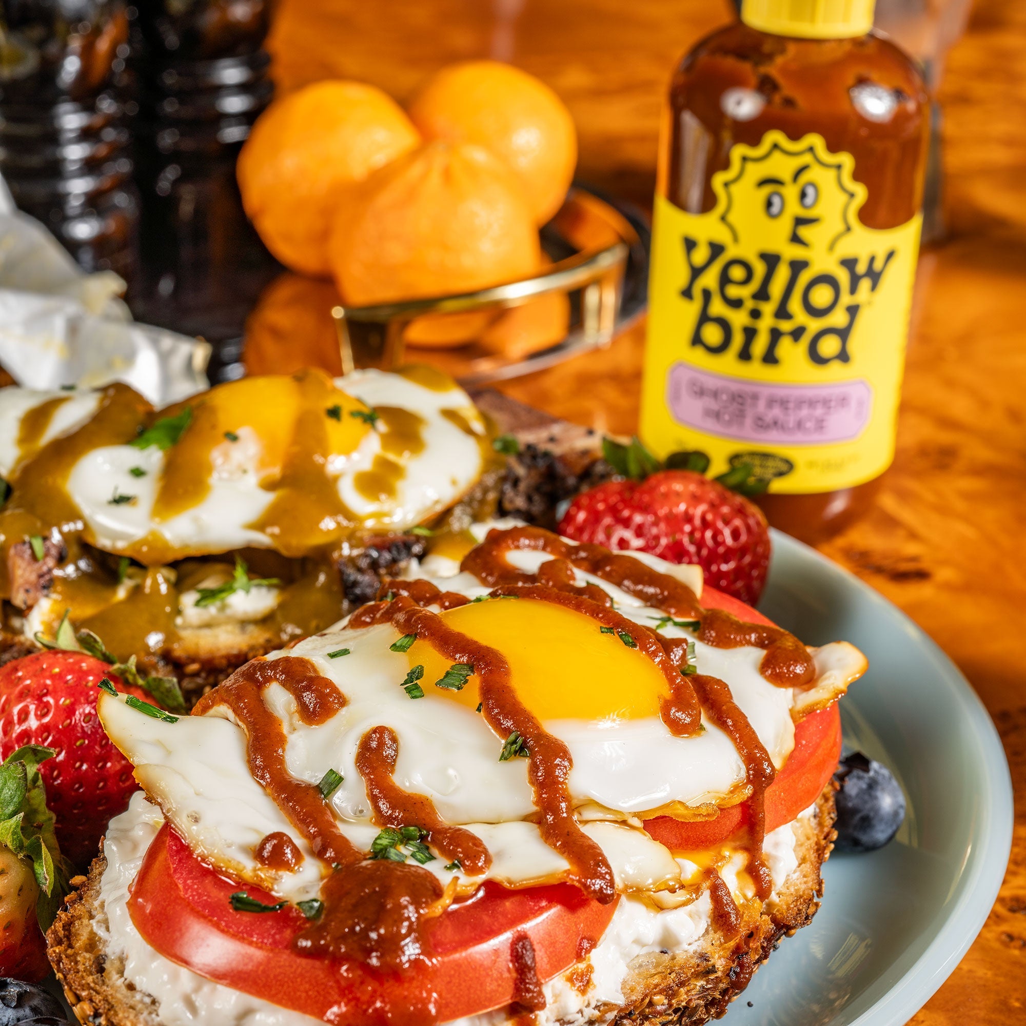 Hot Sauce Made with Organic Ghost Pepper E7