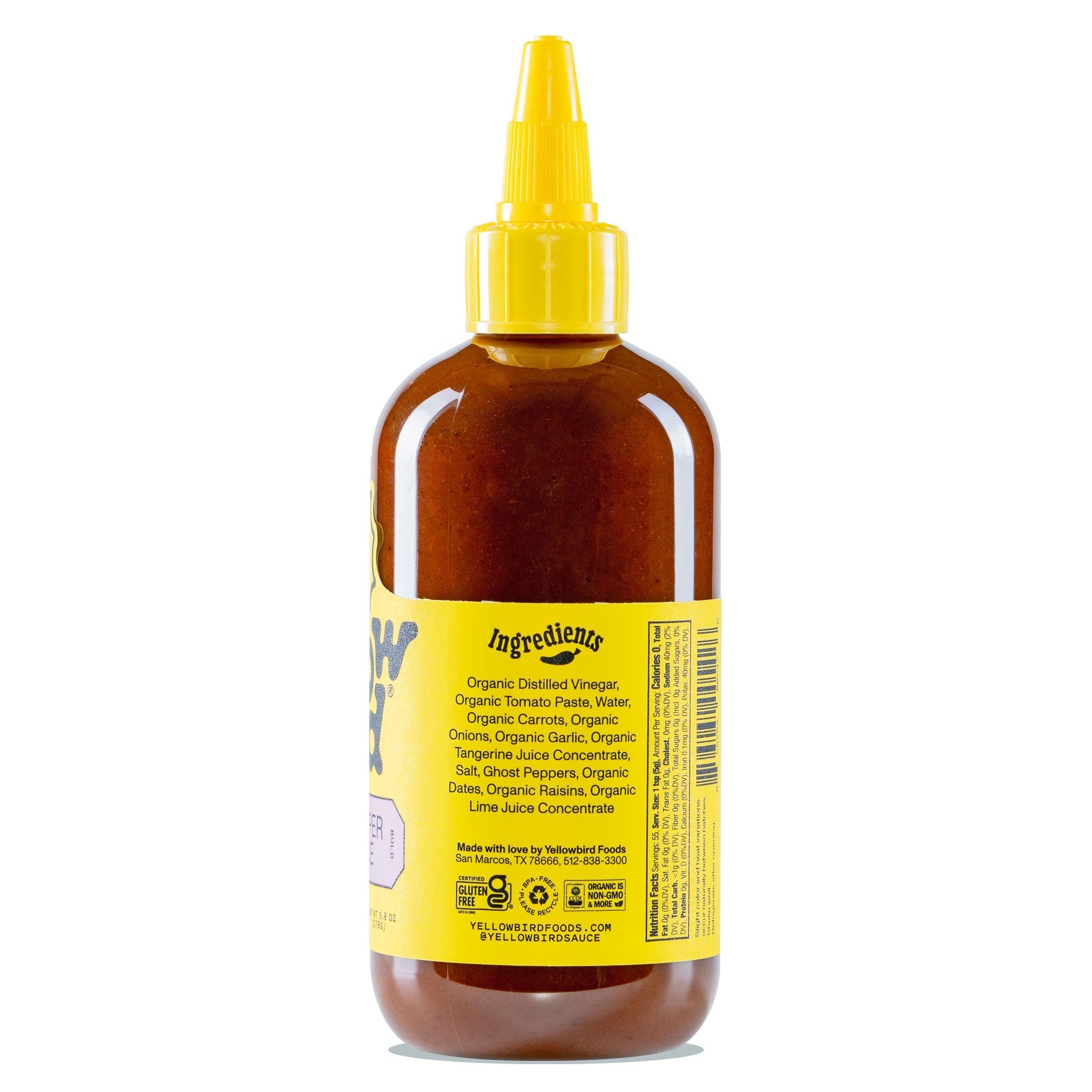 Hot Sauce Made with Organic Ghost Pepper E7